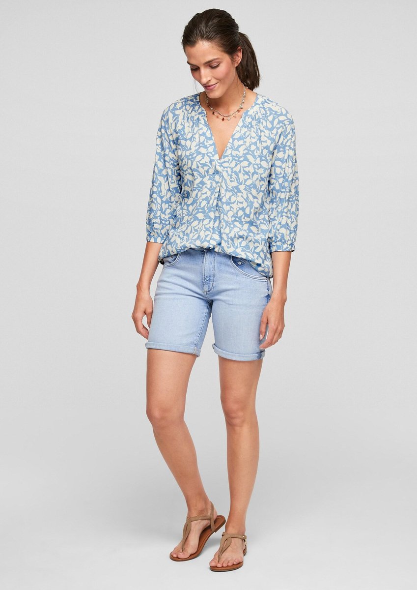 S.oliver blouse Smoky Blue-42 (Xl)
