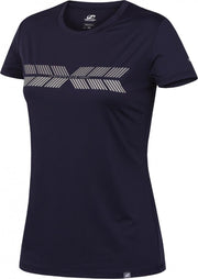 Hannah Sportshirt Saffi Dames Polyester Donkerblauw Maat 40