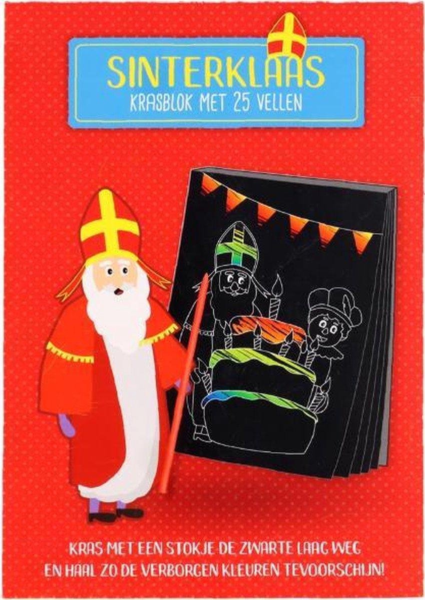 Sinterklaas krasblok  scratch