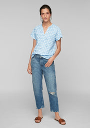 S.oliver shirt Duifblauw-38 (M)