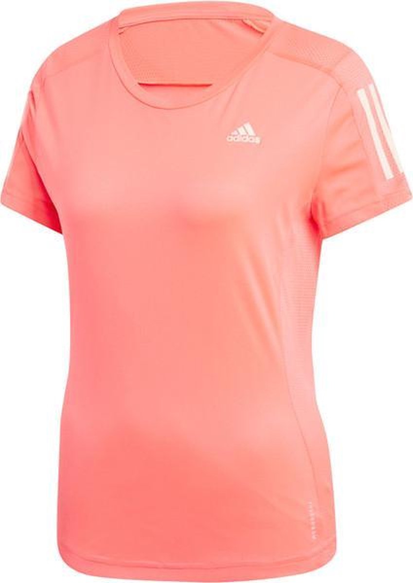 adidas Own The Run Shirt Dames - roze - maat M