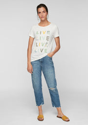 S.oliver shirt Olijfgroen-40 (L)