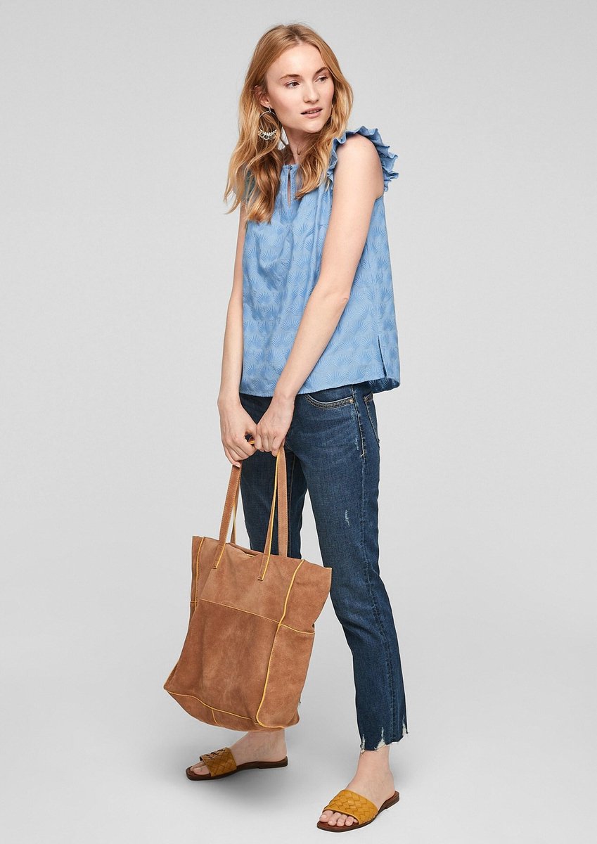 S.oliver blouse Smoky Blue-42 (Xl)