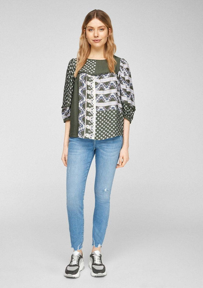 S.oliver blouse Wit-38 (S)