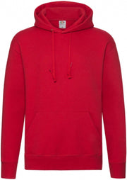 Premium Hooded Sweat - Red - S - Fruit of the Loom