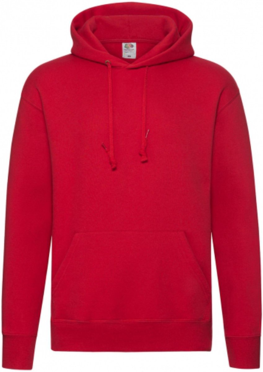 Premium Hooded Sweat - Red - S - Fruit of the Loom
