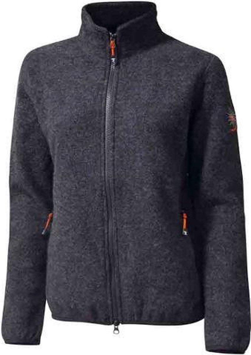 Ivanhoe dames vest full zip Tilly boiled wol en lycra -sportief- Grijs - 40