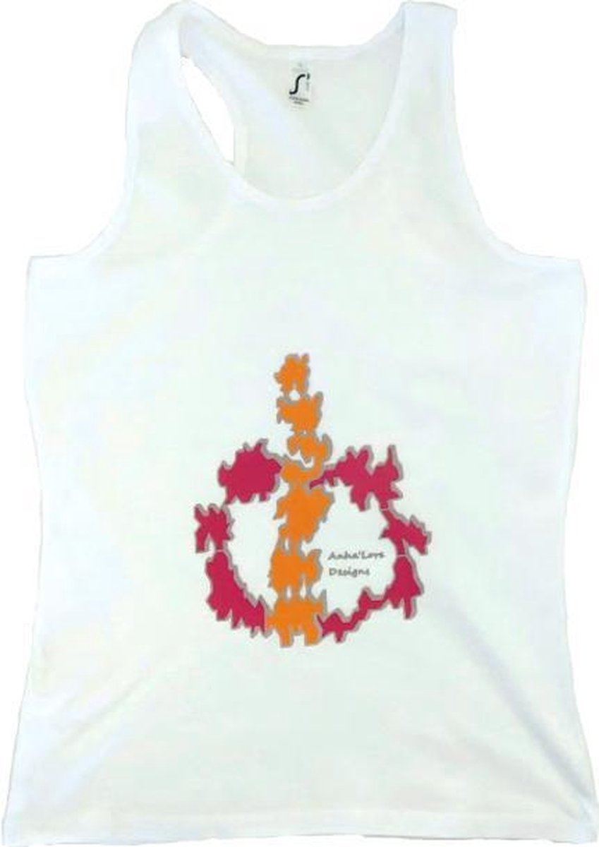 Anha'Lore Designs - Tribal - Tanktop - Wit - L
