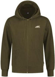 REWAGE Hoodie Met Rits Premium Heavy Kwaliteit - Heren - Olijfgroen - XL