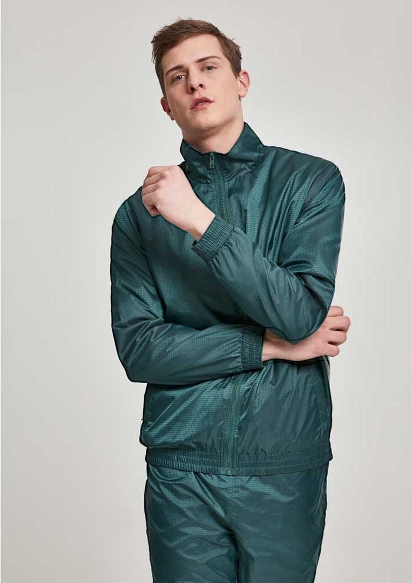 Urban Classics Trainings jacket -S- Jacquard Groen