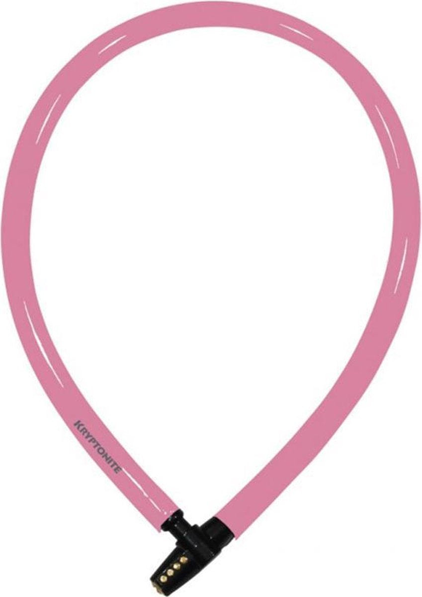 Kryptonite Keeper 665 Kabelslot Ø6mm 65cm - Roze