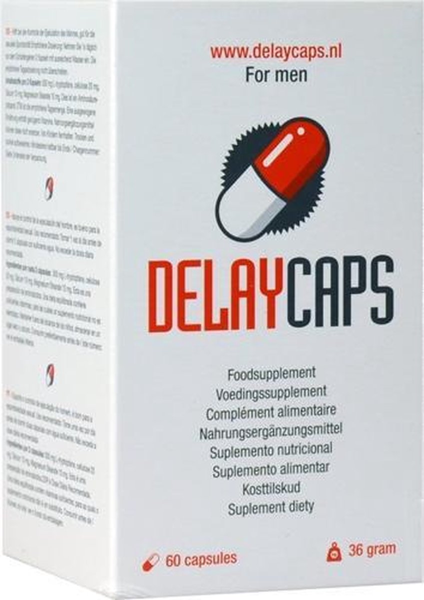 Delaycaps - Drogist - Voor Hem - Drogisterij - Klaarkomen uitstellen