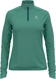 Odlo 541791 Carve Light 1/2 Zip  Groen Maat M