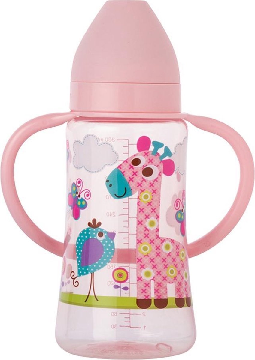 Saro Drinkbeker 19 Cm Roze Giraffe