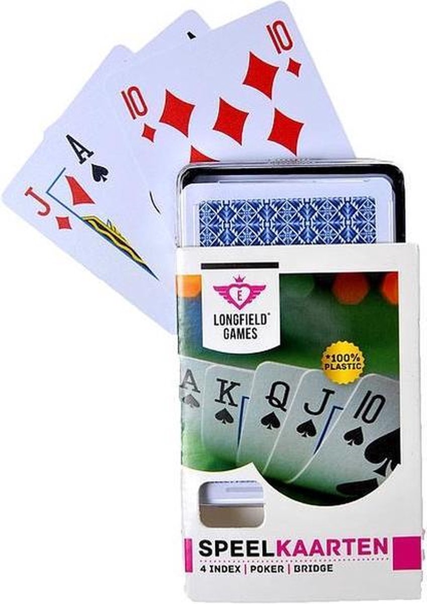 Longfield Games Speelkaarten 100% Plastic