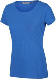 Regatta T-shirt Carlie Dames Katoen Blauw Maat Xs