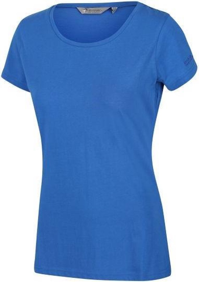 Regatta T-shirt Carlie Dames Katoen Blauw Maat Xs