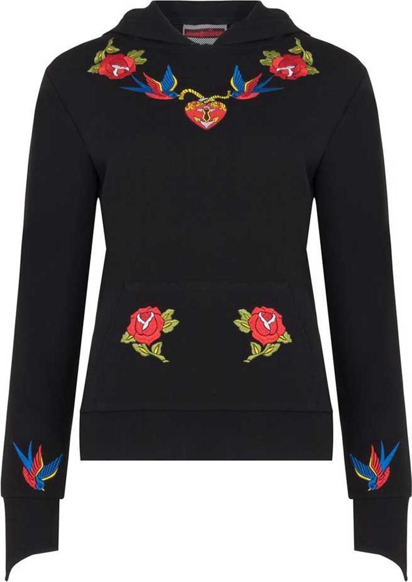 Jawbreaker Sweater/trui -XL- Love Tattoo Tattoo print Zwart