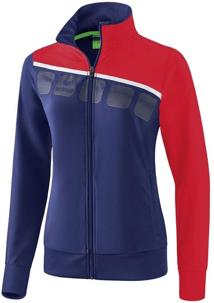Erima 5-C Dames Presentatiejack - Jassen  - blauw donker - 40
