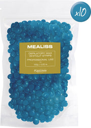 Wax ontharen - MEALISS® 1 KG hypoallergene wax - 20 houten spatels - 100ml olie