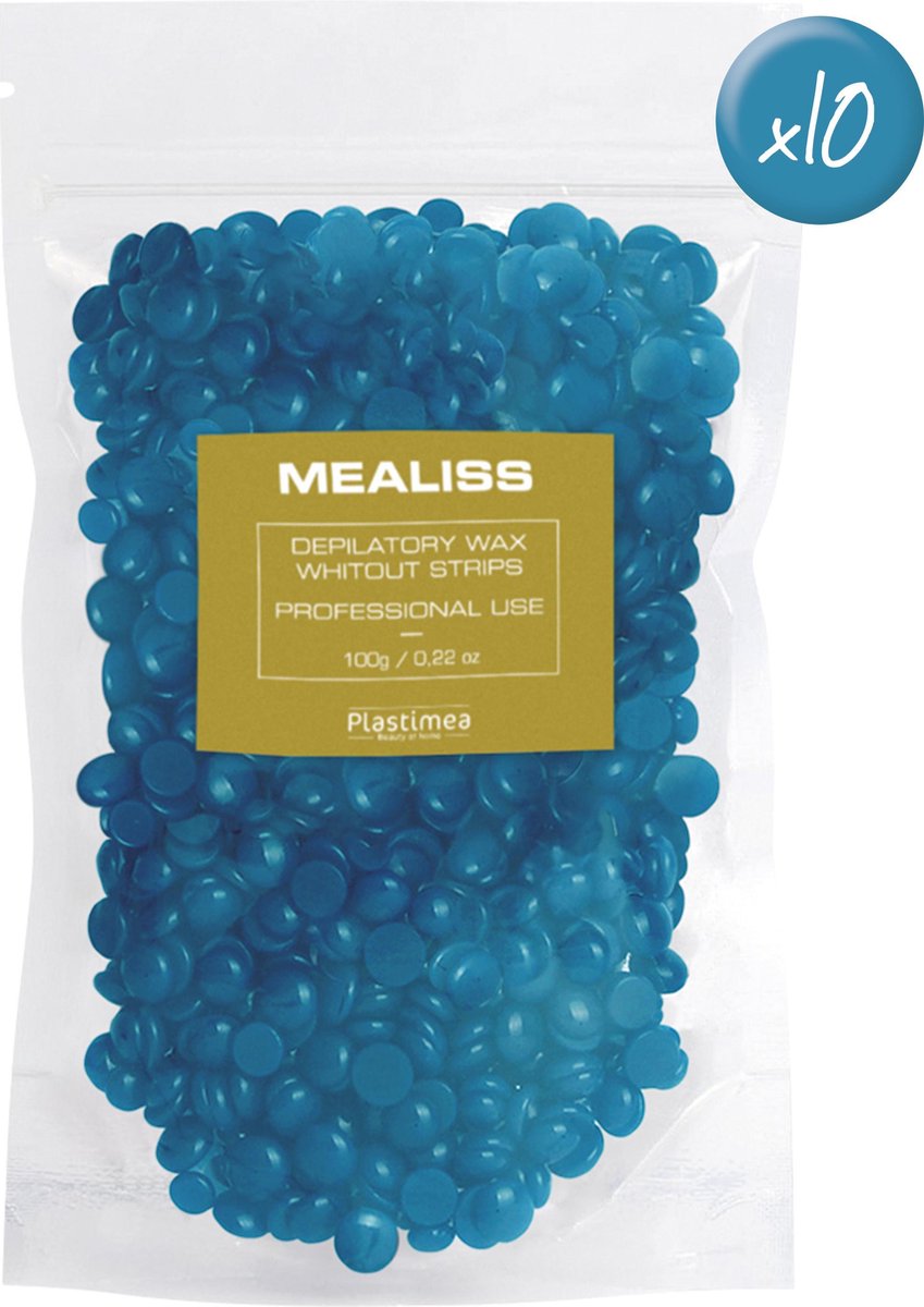 Wax ontharen - MEALISS® 1 KG hypoallergene wax - 20 houten spatels - 100ml olie