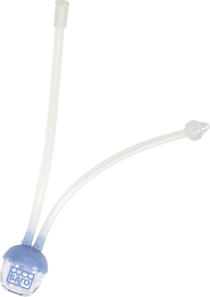 neusjesreiniger baby polypropyleen blauw/wit