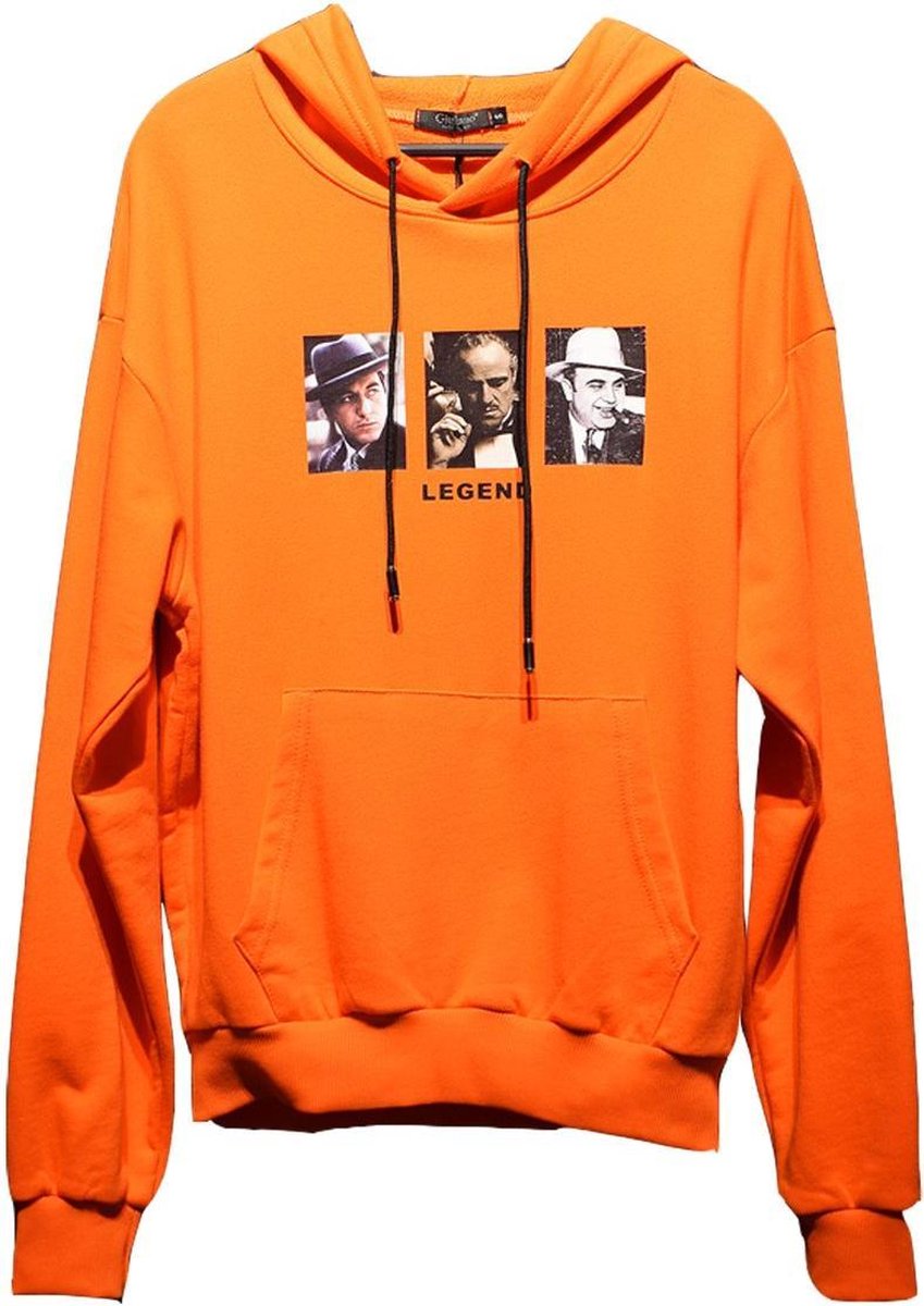 "LEGEND" HOODIE S oranje