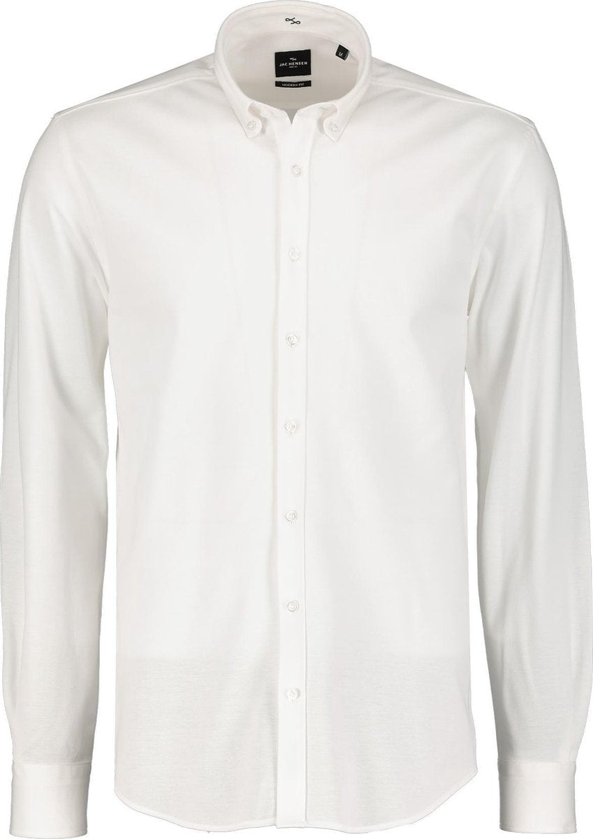 Jac Hensen Overhemd - Modern Fit - Wit - 3XL Grote Maten