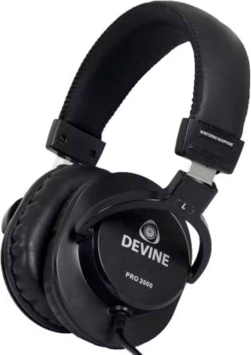 Devine PRO 2000 Hoge kwaliteit hoofdtelefoon koptelefoon headset voor DJ en muziek instrumenten piano keyboard