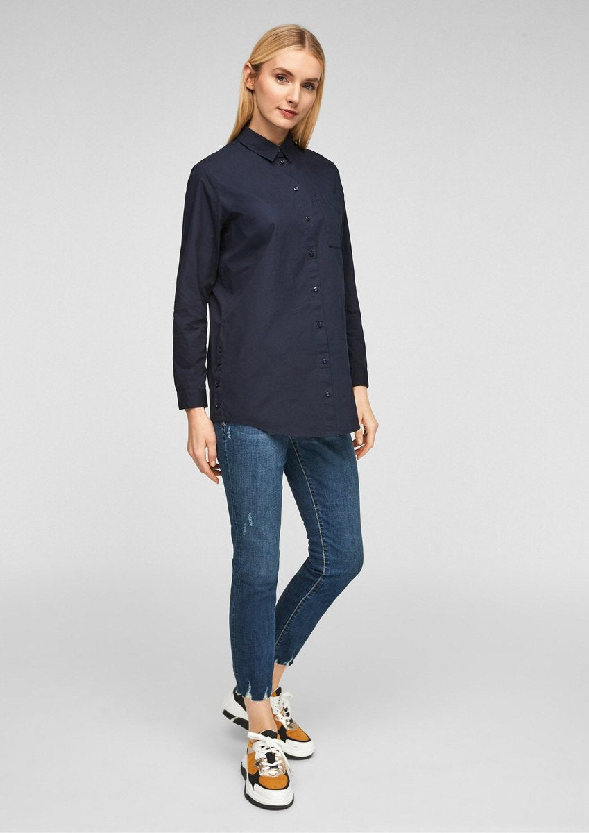 S.oliver blouse Navy-44 (Xxl)