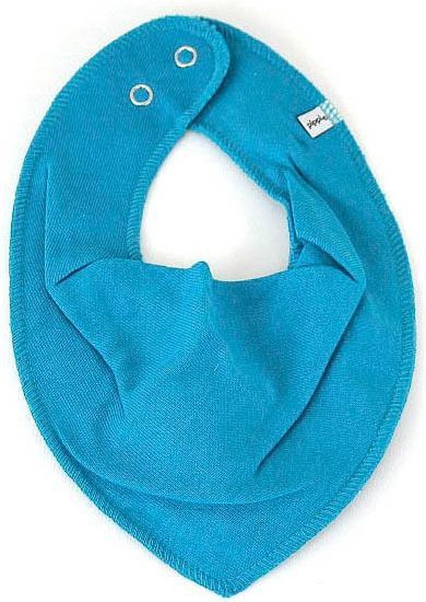 Pippi Slabbetje Scarf Bib Junior Katoen Turquoise One-size