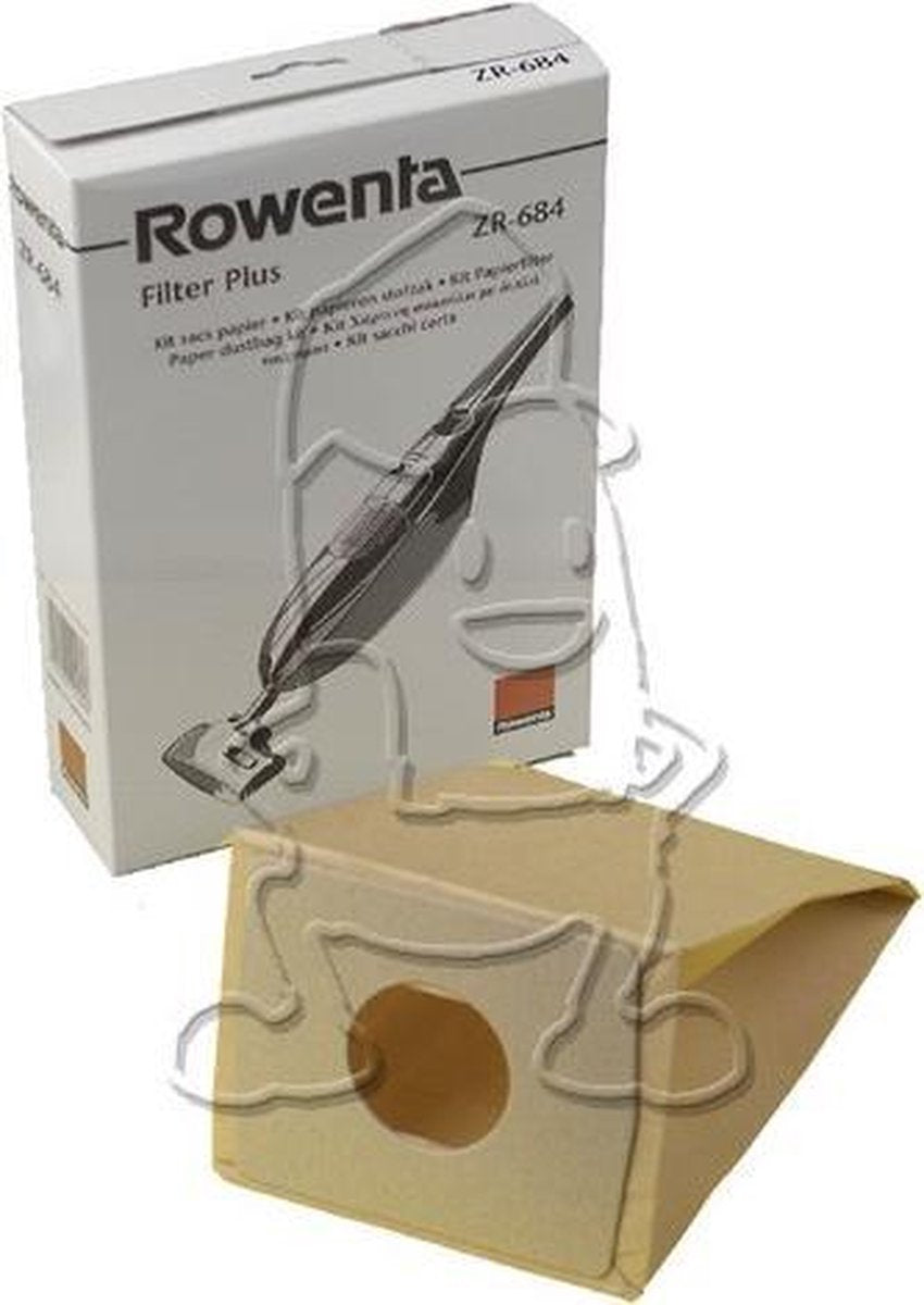 Rowenta Filter Plus ZR684 - Papieren Stofzakken - 10 stuks