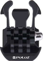 Horizontale Mount  Bevestiging Clip voor GoPro en andere Actiecamera's | Zwart / Black