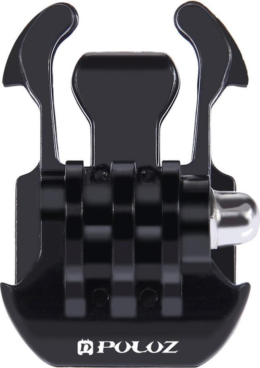Horizontale Mount  Bevestiging Clip voor GoPro en andere Actiecamera's | Zwart / Black
