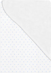 Interbaby Babydeken Star 75 X 65 Cm Katoen Wit/blauw