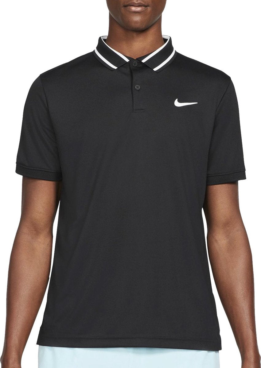 Nike Nike Court Dri-FIT Victory Polo Sportpolo - Maat S  - Mannen - zwart - wit