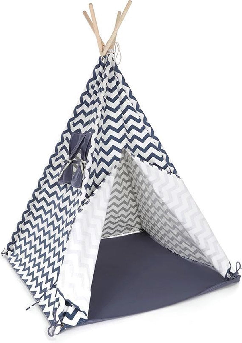 Tipi tent Bandits Indian blauw