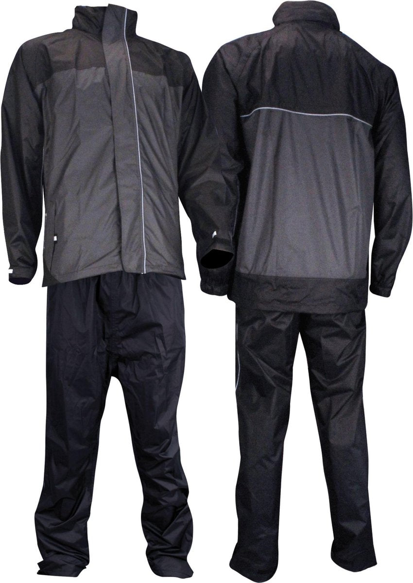 Ralka Intensive Regenpak - Volwassenen - Unisex - Maat L - Zwart