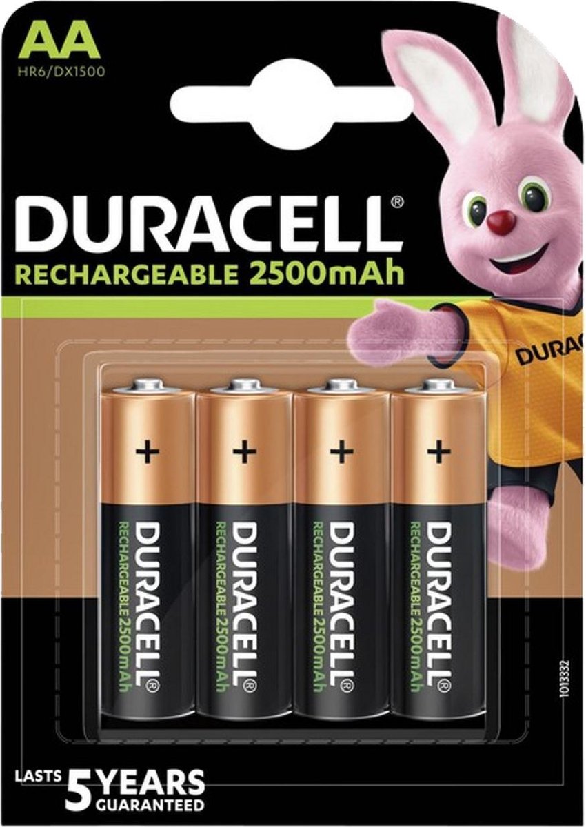 Duracell AA Oplaadbare Batterijen - 2400 mAh - 4 stuks