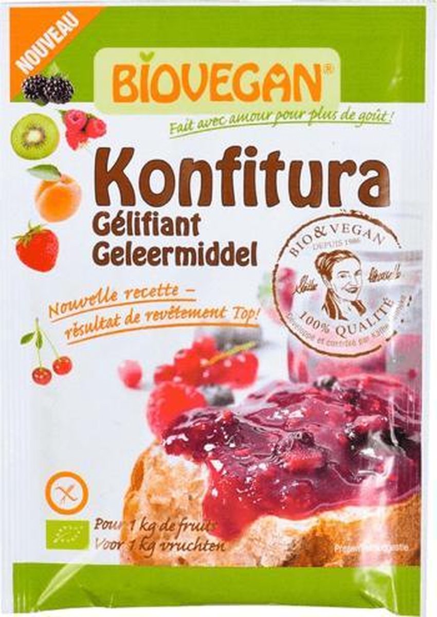 Konfitura jammaker Glutenvrij Biovegan - Zakje 22 gram - Biologisch