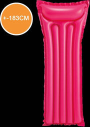 Opblaas zwembad luchtbed roze
