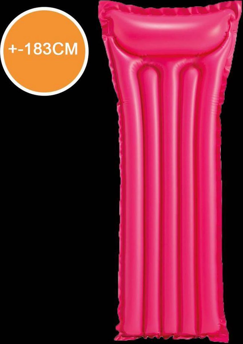 Opblaas zwembad luchtbed roze
