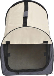 PawHut Honden transporttas opvouwbaar grijs/crème maat XXL 97 x 71 x 76cm