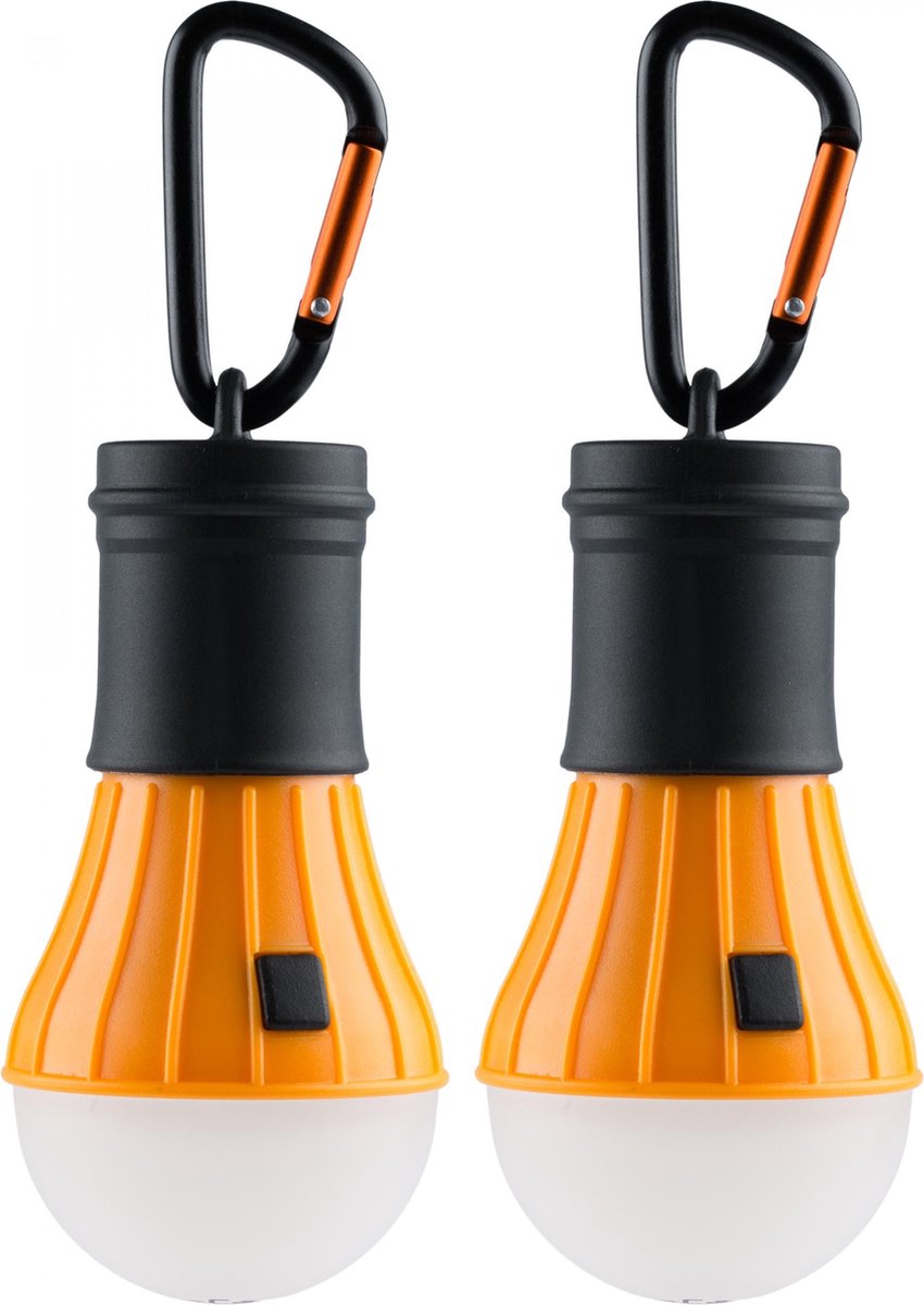 Acecamp Tent Lamp Led Met Karabijnhaak Oranje 2 Stuks