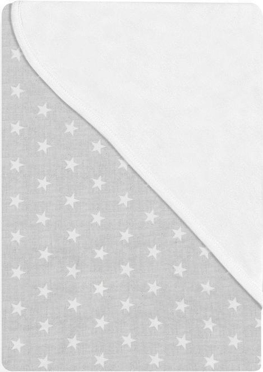 Interbaby Babydeken Star 75 X 65 Cm Katoen Grijs