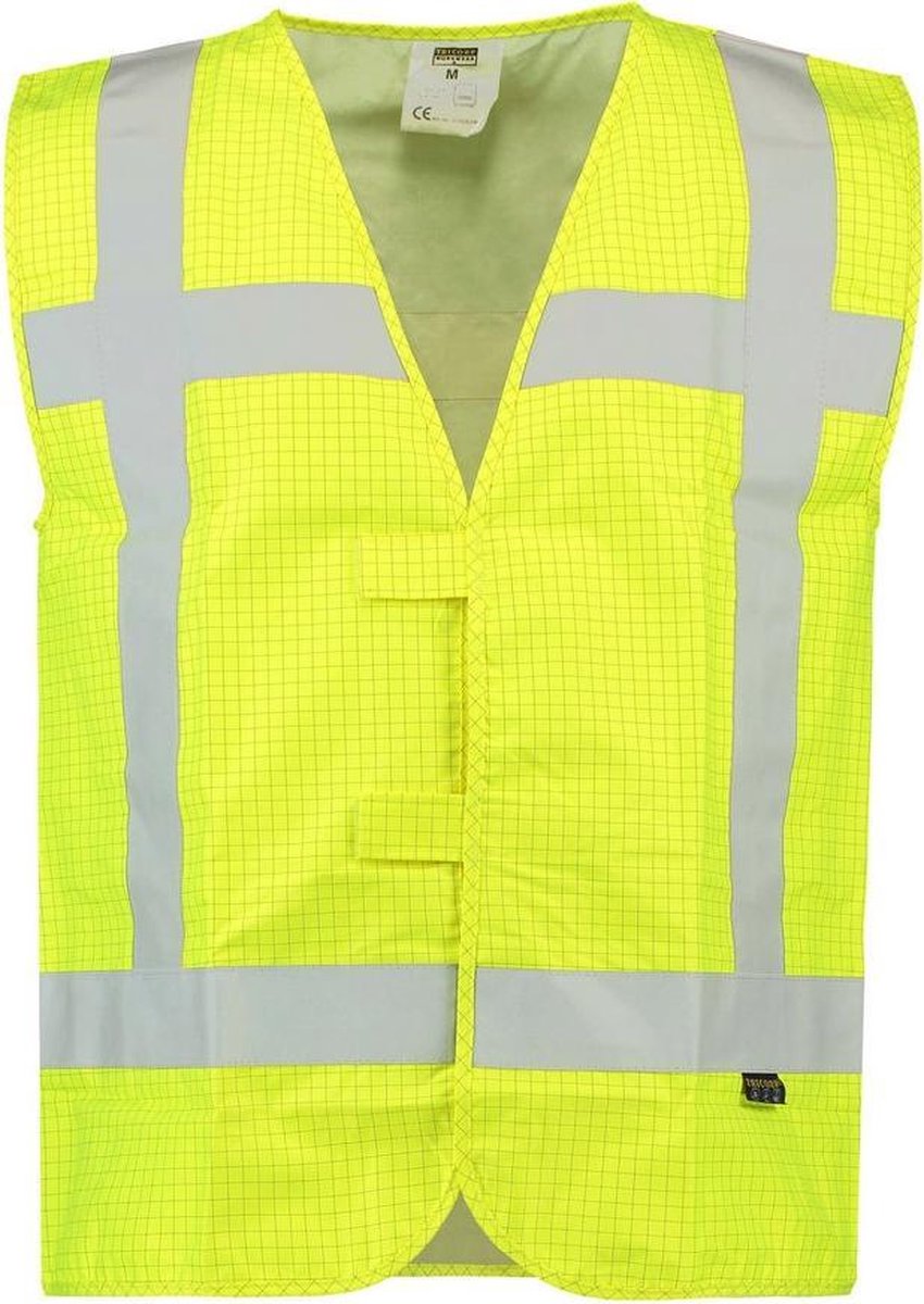 Tricorp Veiligheidsvest RWS vlamvertragend & antistatisch - Workwear - 453008 - Fluor Geel - maat M