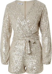 Wal G. jumpsuit Champagne-10 (M)