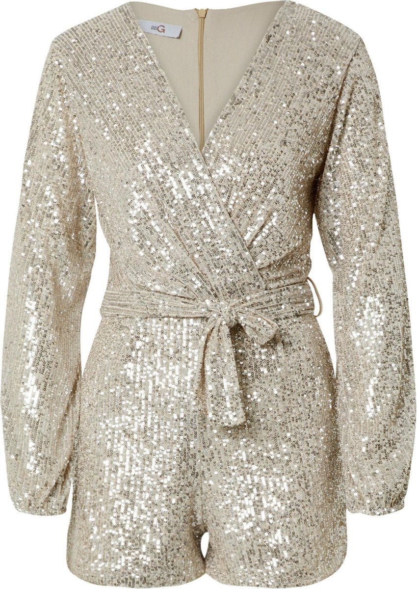 Wal G. jumpsuit Champagne-10 (M)