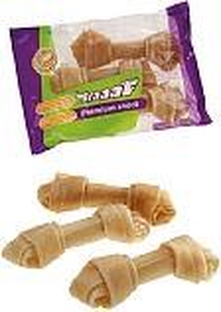 Braaaf Geknoopt Been 11cm (per 3 verpakt) 10 stuks