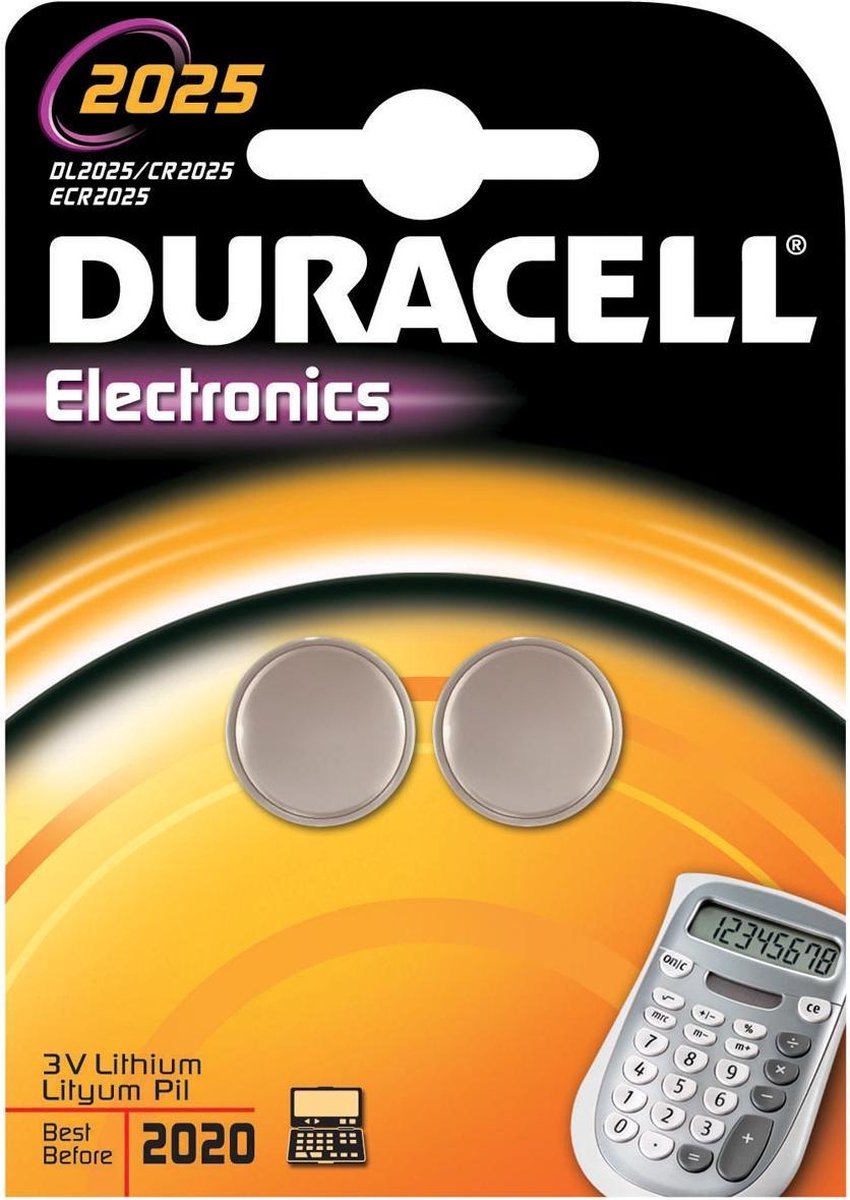 17x Duracell knoopcel Electronics CR2025